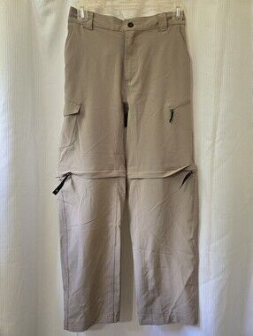Youth  Convertible Cargo Pants - Light Brown